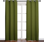 NICETOWN Holiday Christmas Decor Thermal Insulated Solid Grommet Blackout - Image 2