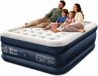 CHERIMOR Queen Air Mattress with Built in Pump, 18" Raised Upgraded Comfort