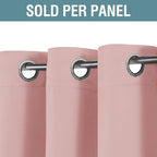 H.VERSAILTEX Pink Blackout Curtain - Image 2