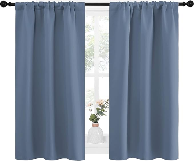 NICETOWN Kitchen Curtains, Short Blackout Curtains & Drapes, Thermal Insulated - Image 2