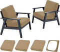 4Pcs Outdoor Cushion Covers, Patio Cushion Covers, Stretch Elastic Slipcovers by dreahoteztil