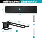 48" Garage Tool Organizer Wall Mount,Heavy Duty Adjustable Hooks