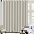 H.VERSAILTEX Blackout Curtains for Sliding Glass Door Room Divider Curtains by HVERSAILTEX