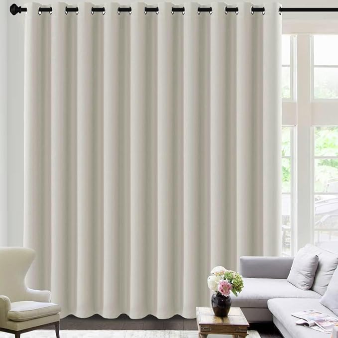 H.VERSAILTEX Blackout Curtains for Sliding Glass Door Room Divider Curtains by HVERSAILTEX