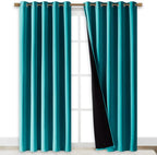 NICETOWN 100% Blackout Window Curtain Panels, Cold and Full Light Blocking by NICETOWN