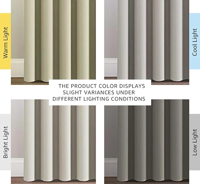 H.VERSAILTEX Blackout Patio Curtains 100 x 84 Inches - Image 3