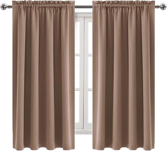 DWCN Blackout Curtains Room Darkening Thermal Insulated Bedroom Curtains Window - Image 9