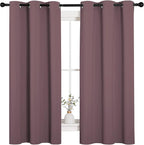NICETOWN Dry Rose Blackout Curtains - Image 2