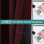 Yakamok 63 Inch Length 100% Blackout Curtains - Image 4