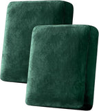 Couch Cover Stretch Velvet Sofa Cushion Cover 2-Piece by Taque