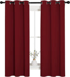NICETOWN Christmas Window Curtains Blackout Drapes, Thermal Insulated Solid - Image 4