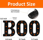 Halloween Decorations-3 Marquee Light up Letters "BOO" Decorative Sign