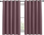 NICETOWN Thermal Insulated Curtains Blackout Draperies, Window Treatment Solid - Image 2