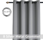 Yakamok 36 Inch Curtains Blackout Window Curtains - Image 2