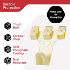 303 Piece Picture Hanging Kit, Gold Finish Wall Hooks and Iron Hangers