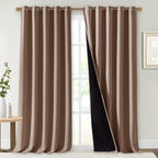 NICETOWN Warm Curtains for Winter, Complete Blackout Shades for Large Window by NICETOWN