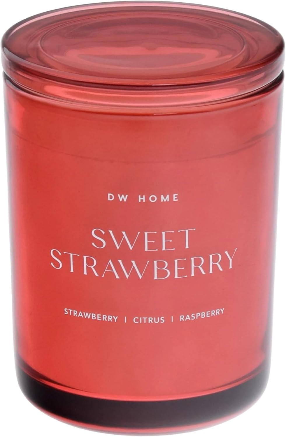 DW Home Fresh Lemon Scented Candles, 9 oz Single Wick Medium Jar, Up to 33 Hour Burn Time, Strong Long Lasting Bright Citrus Fragrance, Perfect for Home & Housewarming Gifts