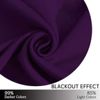 Yakamok Purple Blackout Curtains - Image 5