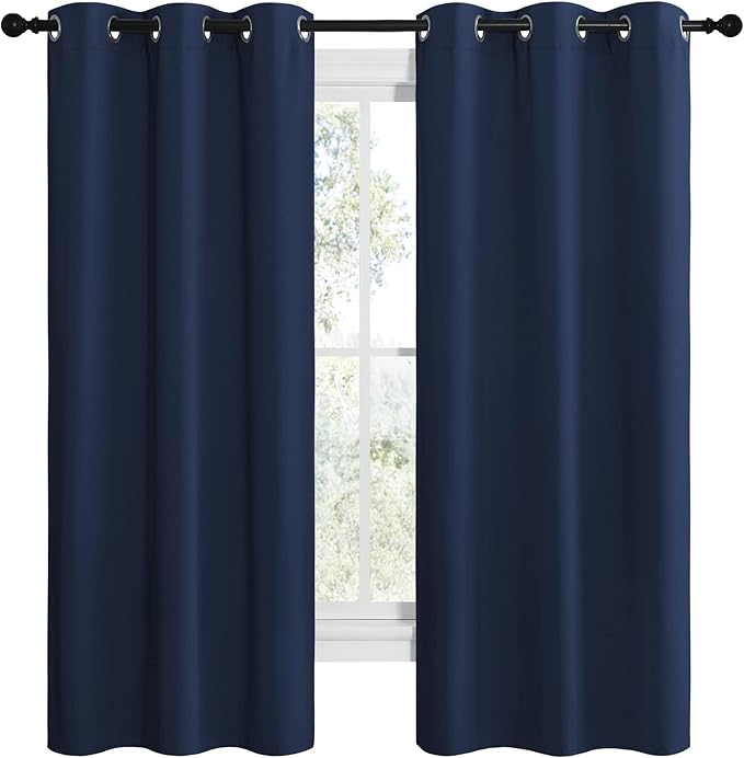 NICETOWN Blackout Draperies Curtains, All Season Thermal Insulated Solid - Image 2