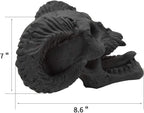 Stanbroil Fire Pit Skull Gas Log for Fireplace Halloween Decor