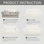Easy-Going Stretch Oversized Loveseat Slipcover 1-Piece Sofa Cover Furniture - Image 6
