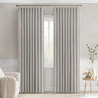MIULEE Stone Back Tab Blackout Curtains 90 Inches Long 2 Panels Set - Image 8