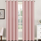 H.VERSAILTEX Pink Blackout Curtain by HVERSAILTEX