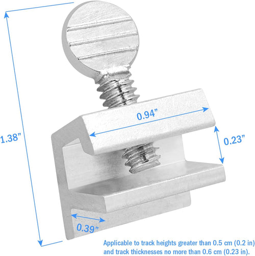 "Nuk3y Sliding Window Security Locks (Aluminum, 12 Pack)"