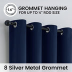 SimpleHome 100% Blackout Curtains - Image 5