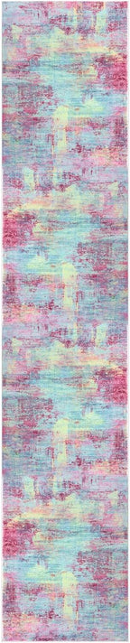 IOHOUZE Abstract Runner Rug 2x10 Ft Washable Runners - Image 9
