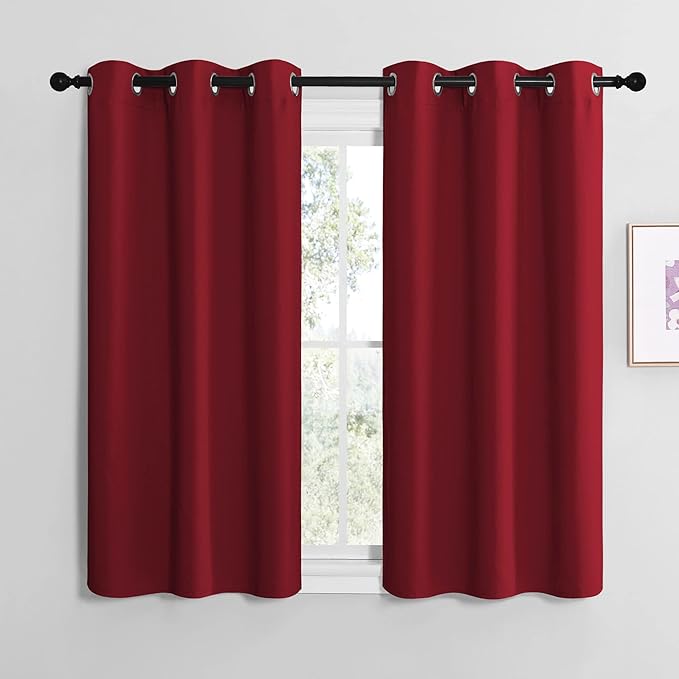 NICETOWN Christmas Short Blackout Curtains by NICETOWN