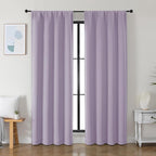 Simplebrand Ava Lilac Blackout Curtains by Simplebrand