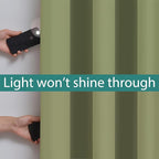 Yakamok Total Blackout Curtains, 2 Thick Layers Completely Blackout Thermal - Image 3