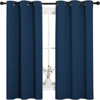 NICETOWN Room Darkening Curtains 63 inch Length 2 Panels, Thermal Insulated - Image 2