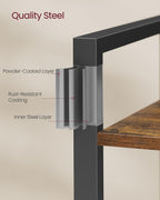 VASAGLE Ladder Shelf, Bookcase Book Shelf, Storage Shelves, 4-Tier, 22In