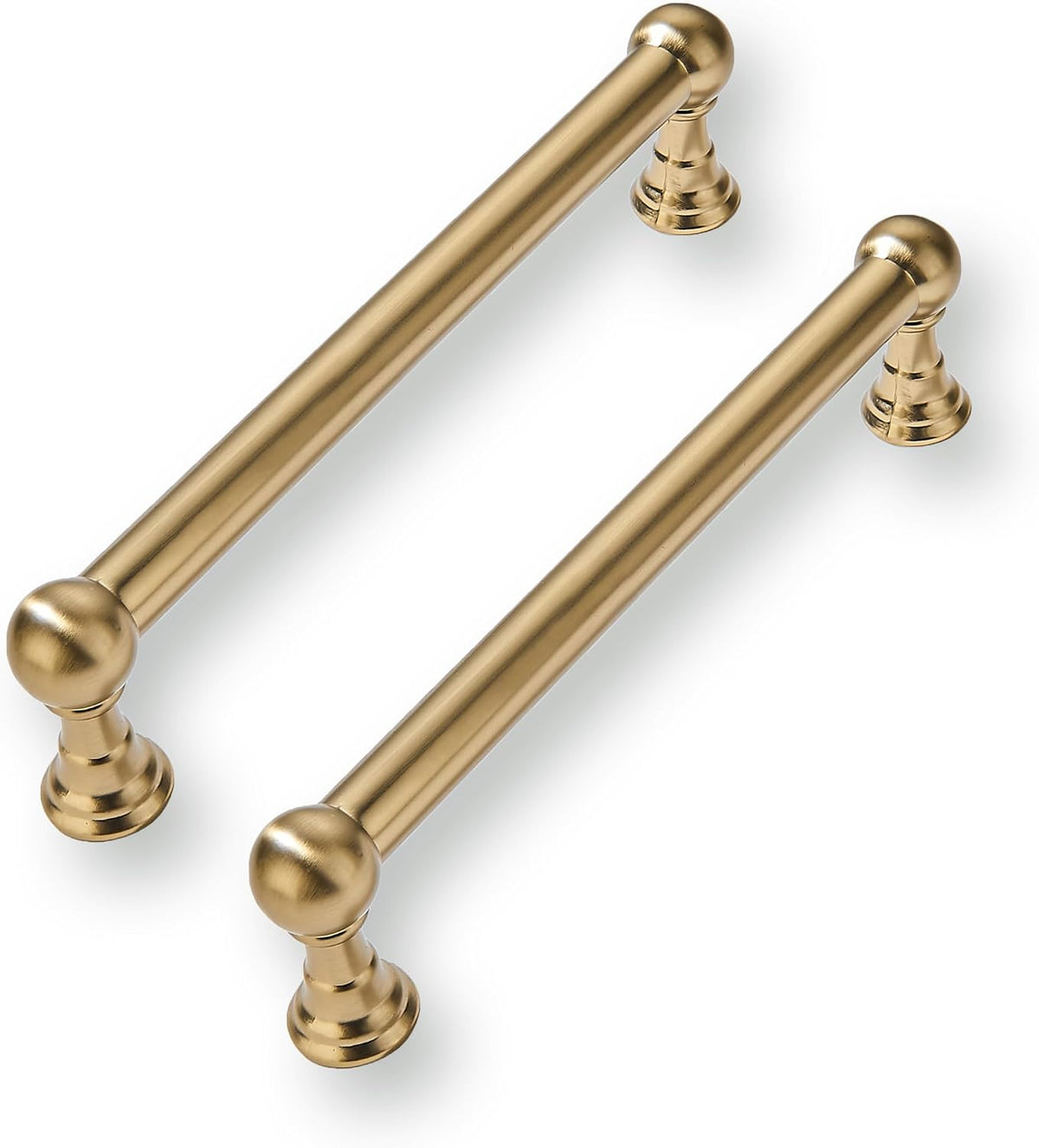 10 Pack 5 Inch Solid Kitchen Cabinet Handles Champagne Bronze Heavy Duty Cabinet Pulls Drawer Pulls Cabinet Hardware Kitchen Handles for Cabinets Cupboard Handles