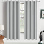 Yakamok Blackout Curtains Room Darkening Thermal Insulated Grommet top Window by Yakamok