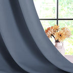 NICETOWN Blackout Curtains for Bedroom, Stone Blue, Home Decoration Thermal - Image 6