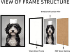 Framed Funny Bathroom Wall Art