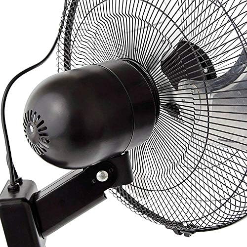 ACTIVE AIR Heavy Duty Wall Mount Fan, 16", Black
