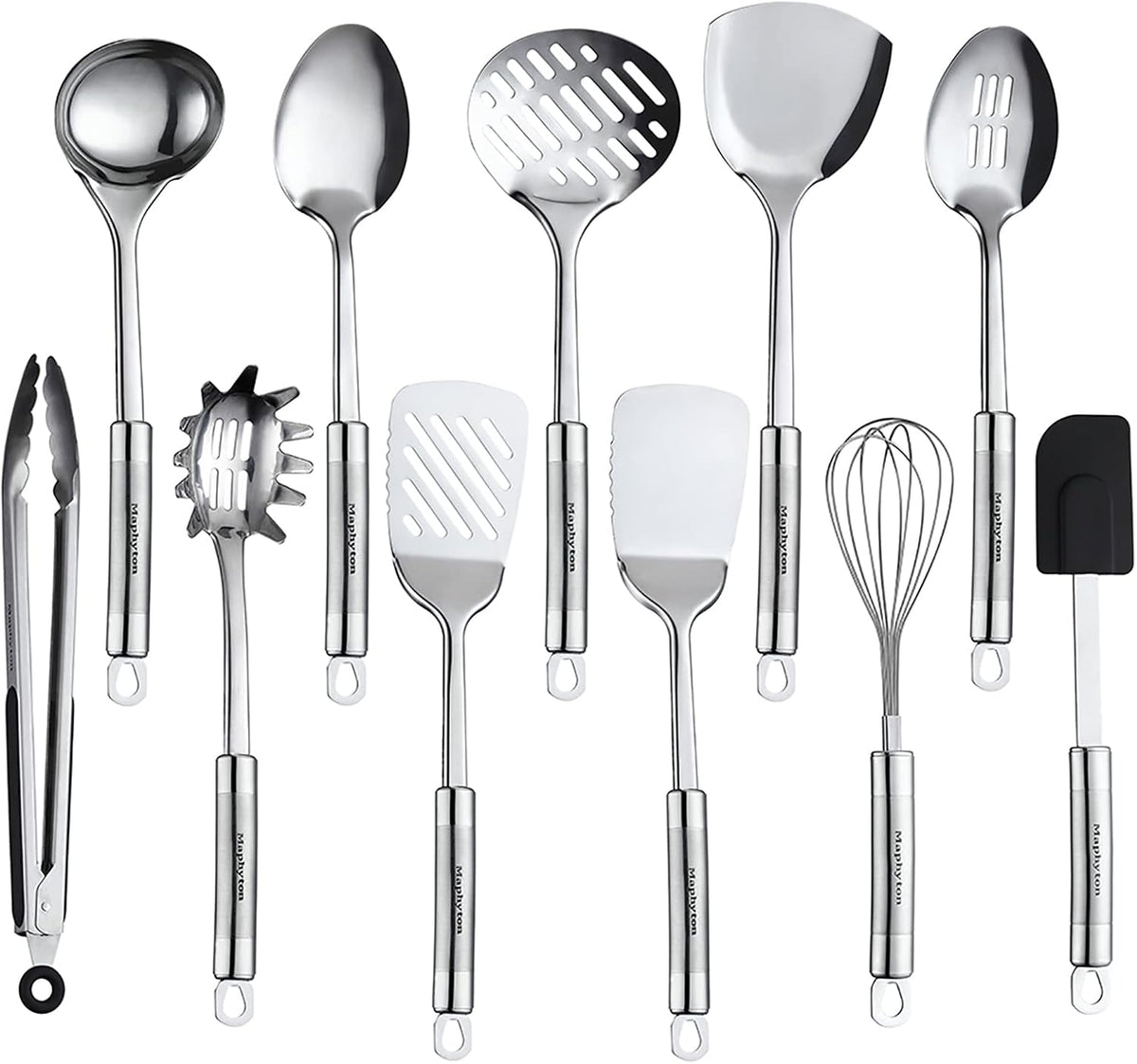 Cooking Utensils Set, 11PCS Stainless Steel Kitchen Tool Set