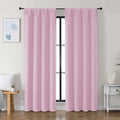 Simplebrand Ava Pink Blackout Curtains by Simplebrand