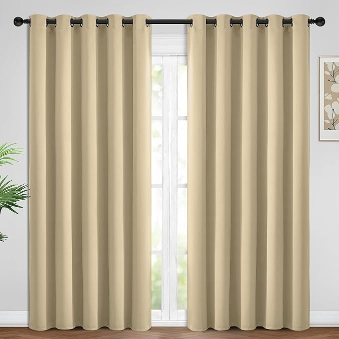Yakamok Blackout Curtains Room Darkening Thermal Insulated Window Panels by Yakamok