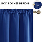 DWCN Blackout Curtains Room Darkening Thermal Insulated Bedroom Curtains Window - Image 4