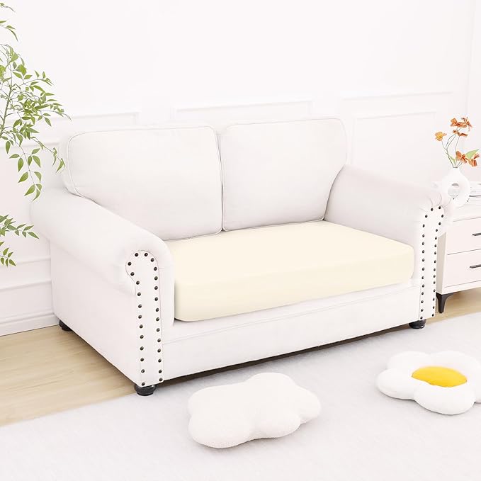 Smiry Printed Couch Cushion Covers, Stretch Soft Couch Covers - Image 5