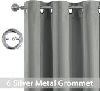 Yakamok Dove Grey Room Darking 36 Inch Length 2 Panel Sets - Image 2