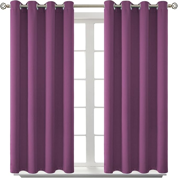 BGment Room Darkening Curtains 54 Inches Long by BGment