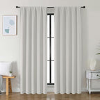 Simplebrand Ava Natural Blackout Curtains by Simplebrand