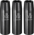 3Pcs 1/2" Drive 9/16 Inch 6 Point Deep Impact Socket 78mm Length