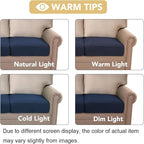H.VERSAILTEX High Stretch Individual Seat Cushion Covers Sofa Slipcovers Couch - Image 7
